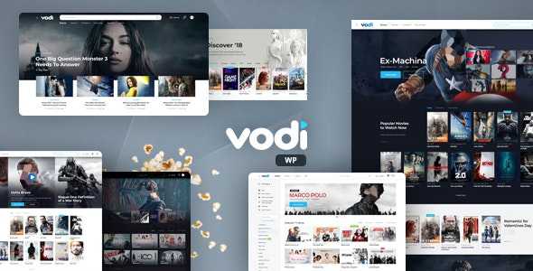 Vodi v1.1.10 - Video WordPress Theme for Movies & TV Shows