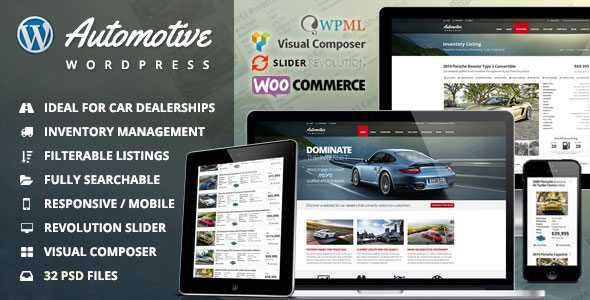Automotive v11.8 - Car Dealership Business WordPress Theme