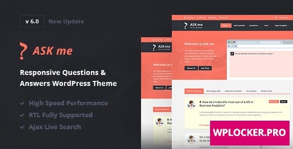 Ask Me v6.3 - Responsive Questions & Answers WordPress