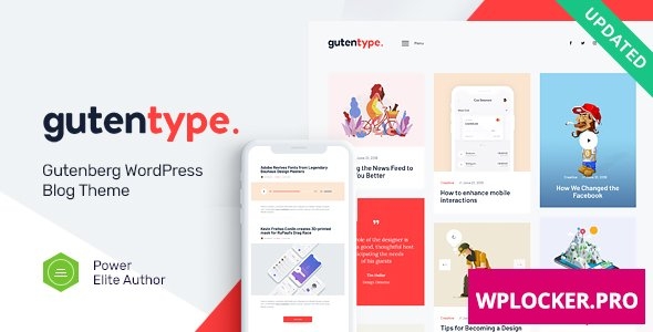 Gutentype v1.9.3 - 100% Gutenberg WordPress Theme