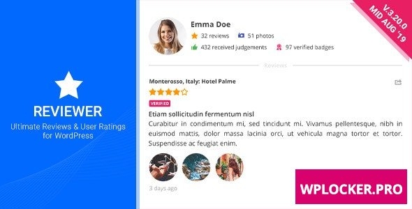 Reviewer v3.22.0 - WordPress Plugin