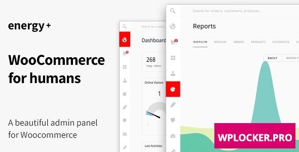 Energy+ v1.2.0 - A beautiful admin panel for WooCommerce