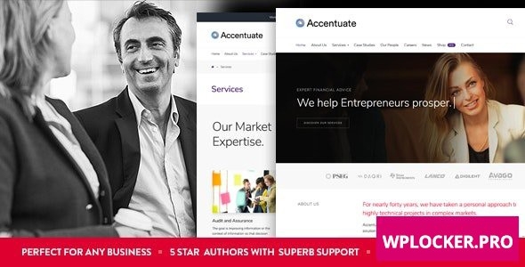 Accentuate v1.1.6 - A Professional Consulting WordPress Theme