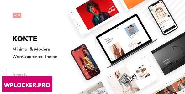 Konte v1.6.4 - Minimal & Modern WooCommerce Theme