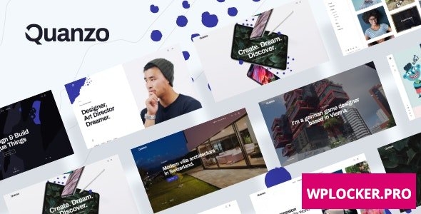 Quanzo v1.0 - Personal Portfolio WordPress Theme