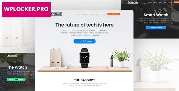 Proland v1.7.0 - WordPress Product Landing Page Theme