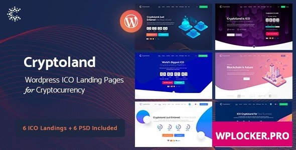 Cryptoland v2.1.5 - ICO Landing Pages WordPress Theme