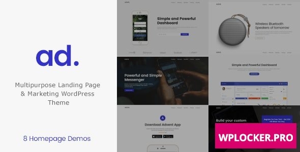 Advent v1.3.2 - Digital Marketing WordPress Theme