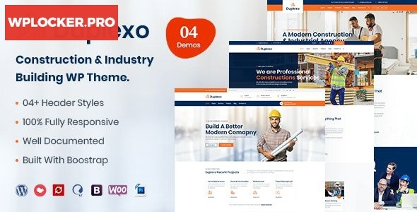 Duplexo v1.0.0 – Construction Renovation WordPress Theme