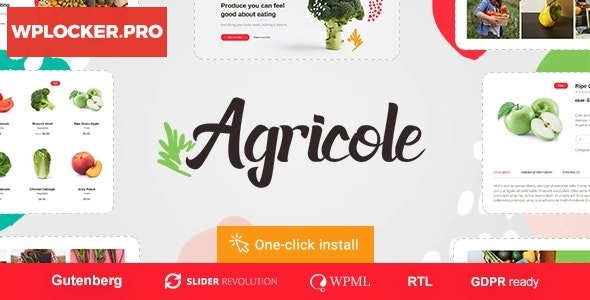 Agricole v1.0.3 - Organic Food & Agriculture WordPress Theme