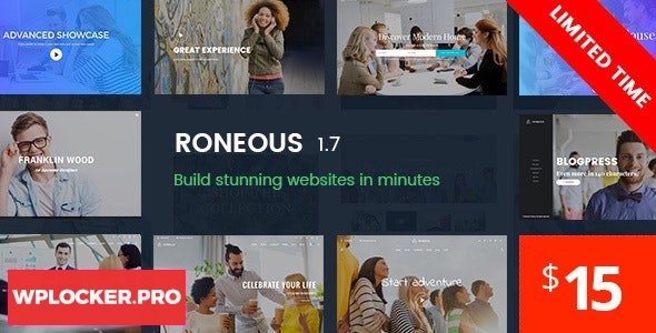 Roneous v1.7.8 - Creative Multi-Purpose WordPress Theme