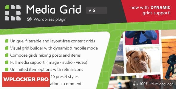 Media Grid v6.491 - Wordpress Responsive Portfolio