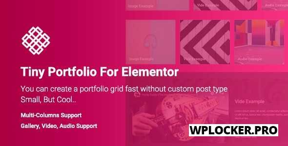 Tiny Portfolio Widget For Elementor v1.0.1