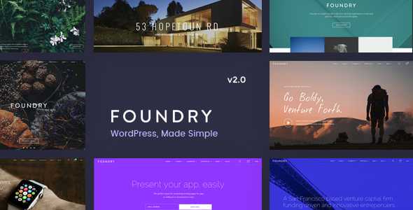Foundry v2.1.8 - Multipurpose, Multi-Concept WP Theme