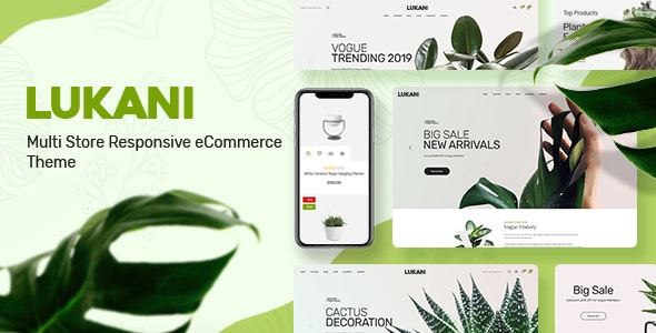 Lukani v1.0.4 - Plant Store Theme for WooCommerce WordPress