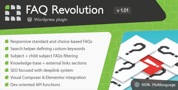 FAQ Revolution v1.04 - WordPress Plugin