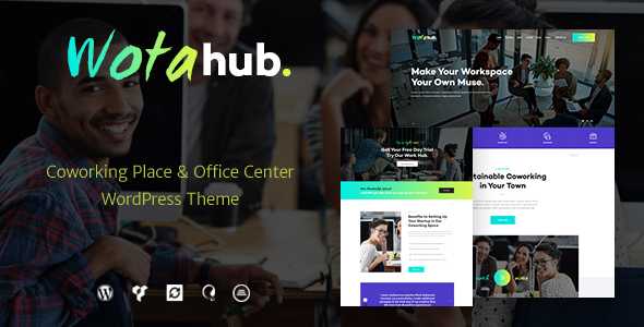 WotaHub v1.0.7 - Coworking Space WordPress Theme