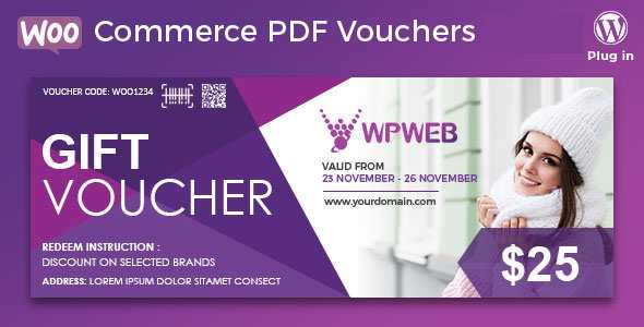 WooCommerce PDF Vouchers v4.0.0 - WordPress Plugin