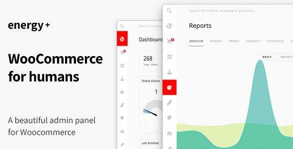 Energy+ v1.1.8 - A beautiful admin panel for WooCommerce