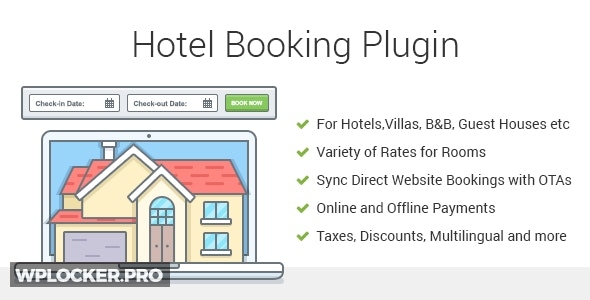 Hotel Booking v3.8.1 - Property Rental WordPress Plugin