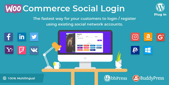 WooCommerce Social Login v2.2.0 - WordPress plugin