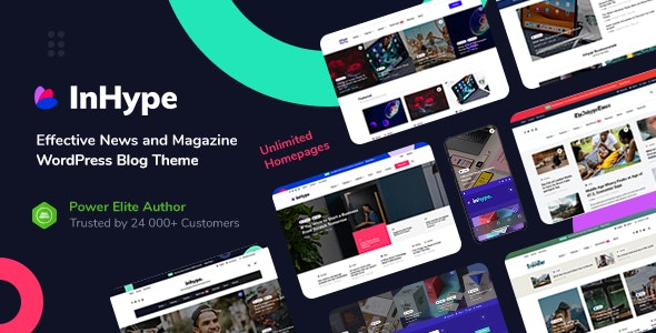 InHype v1.0.2 - Blog & Magazine WordPress Theme