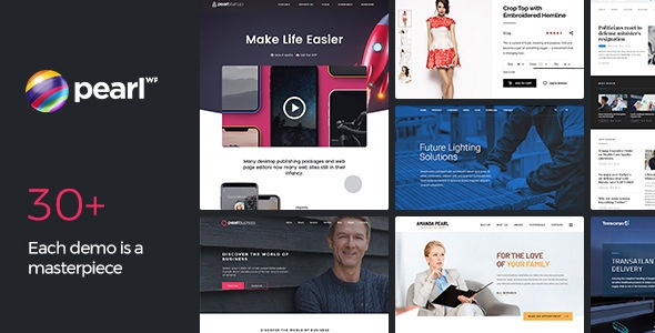 Pearl WP v3.1.3 - Corporate Business WordPress Theme