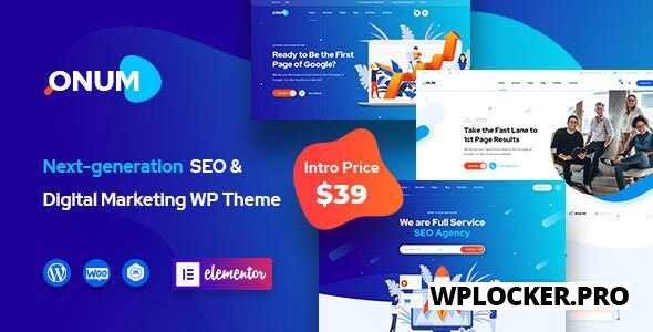 Onum v1.1.3 - SEO & Marketing Elementor WordPress Theme