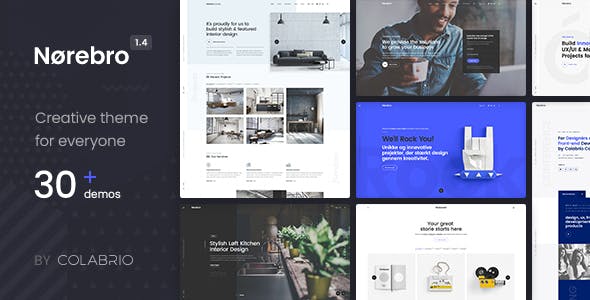 Norebro v1.4.9 - Creative Multipurpose WordPress Theme