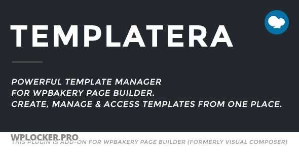 Templatera v2.0.4 - Template Manager for WPBakery Page Builder