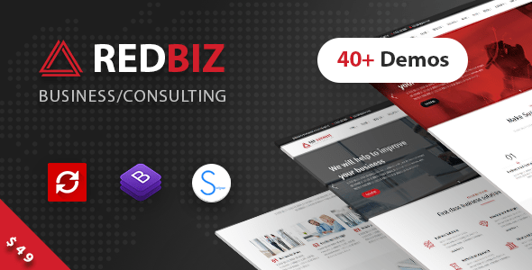 RedBiz v1.1.7 - Finance & Consulting Multi-Purpose Theme