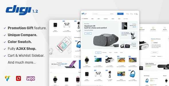 Digi v1.5.2 - Electronics Store WooCommerce Theme