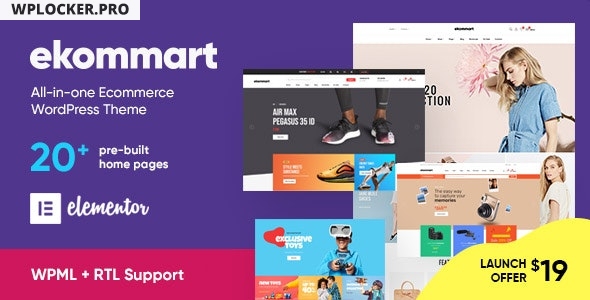 ekommart v1.5.3 - All-in-one eCommerce WordPress Theme