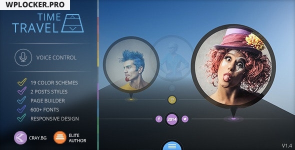 Time Travel v1.9 - Timeline WordPress Theme