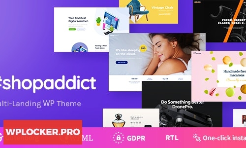Shopaddict v1.0.2 - WordPress Landing Pages To Sell Anything