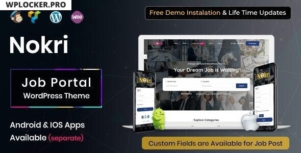 Nokri v1.3.2 - Job Board WordPress Theme