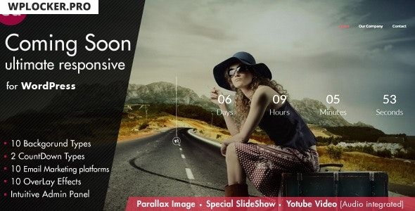 Coming Soon CountDown v3.6 - Responsive Wordpress Plugin