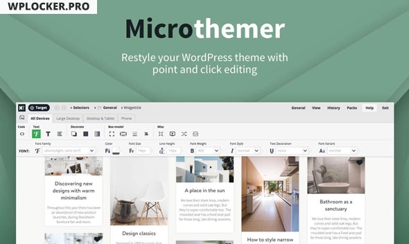 MicroThemer v6.1.1.5.2 - WordPress CSS Editor