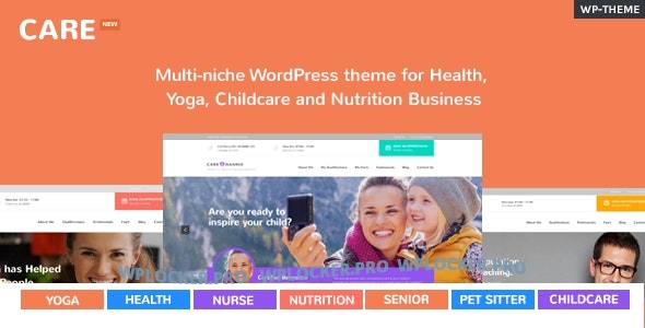 Care v2.4.1 - Multi-Niche WordPress Theme for Small Business