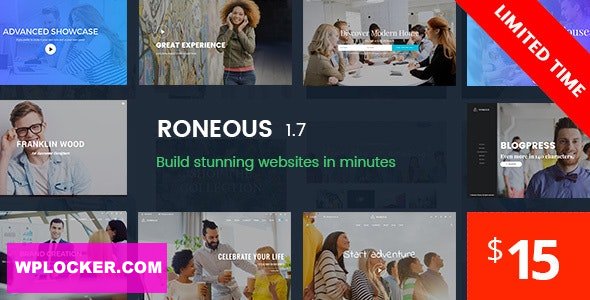 Roneous v2.1.5 - Creative Multi-Purpose WordPress Theme