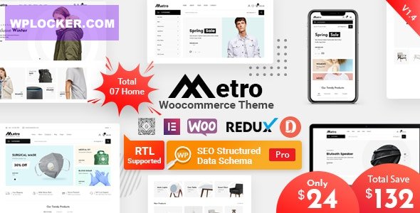 Metro v2.13 - Minimal WooCommerce WordPress Theme