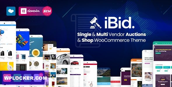 iBid v4.8 - Multi Vendor Auctions WooCommerce Theme