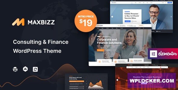 Maxbizz v1.2.3.17 - Consulting & Financial Elementor WordPress Theme