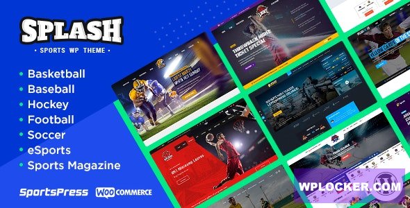 Splash v4.4.3 - Sport WordPress Theme