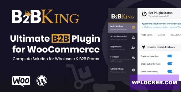 B2BKing v5.4.20 - The Ultimate WooCommerce B2B & Wholesale Plugin