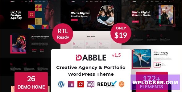 Dabble v1.6.6 - Creative Agency & Portfolio WordPress Theme