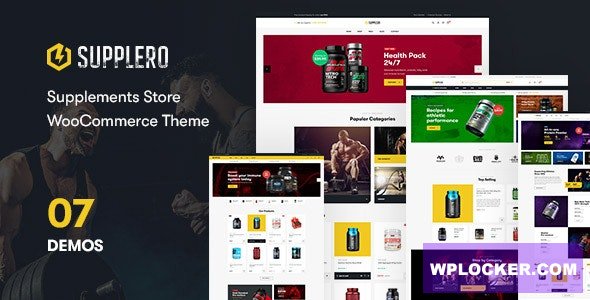 Supplero v1.6.3 - Supplement Store WooCommerce Theme
