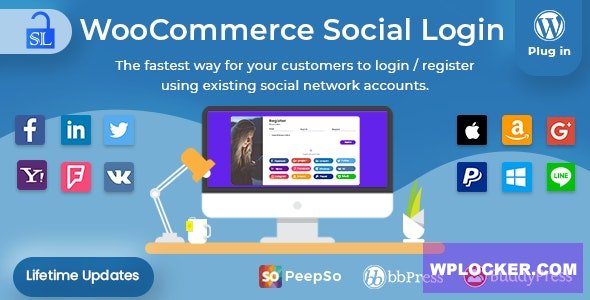 WooCommerce Social Login v2.8.6 - WordPress plugin
