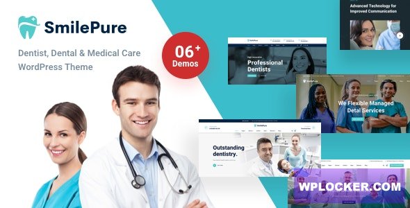 SmilePure v1.8.6 - Dental & Medical Care WordPress Theme