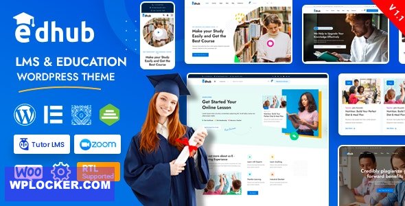 Edhub v1.7.8 - Education WordPress Theme